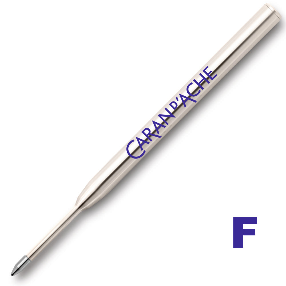 Carga Para Caneta Esferográfica Caran d'Ache Goliath Pena F Azul Unidade